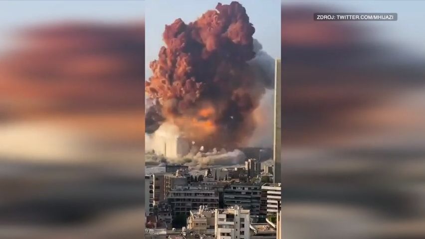 Video: Masivní exploze otřásla Bejrútem. Pod troskami zůstávají lidé